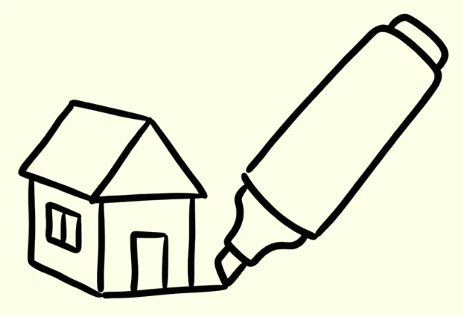 Bold & Clean Line Art Doodle for Mini Hidden Marvels Series