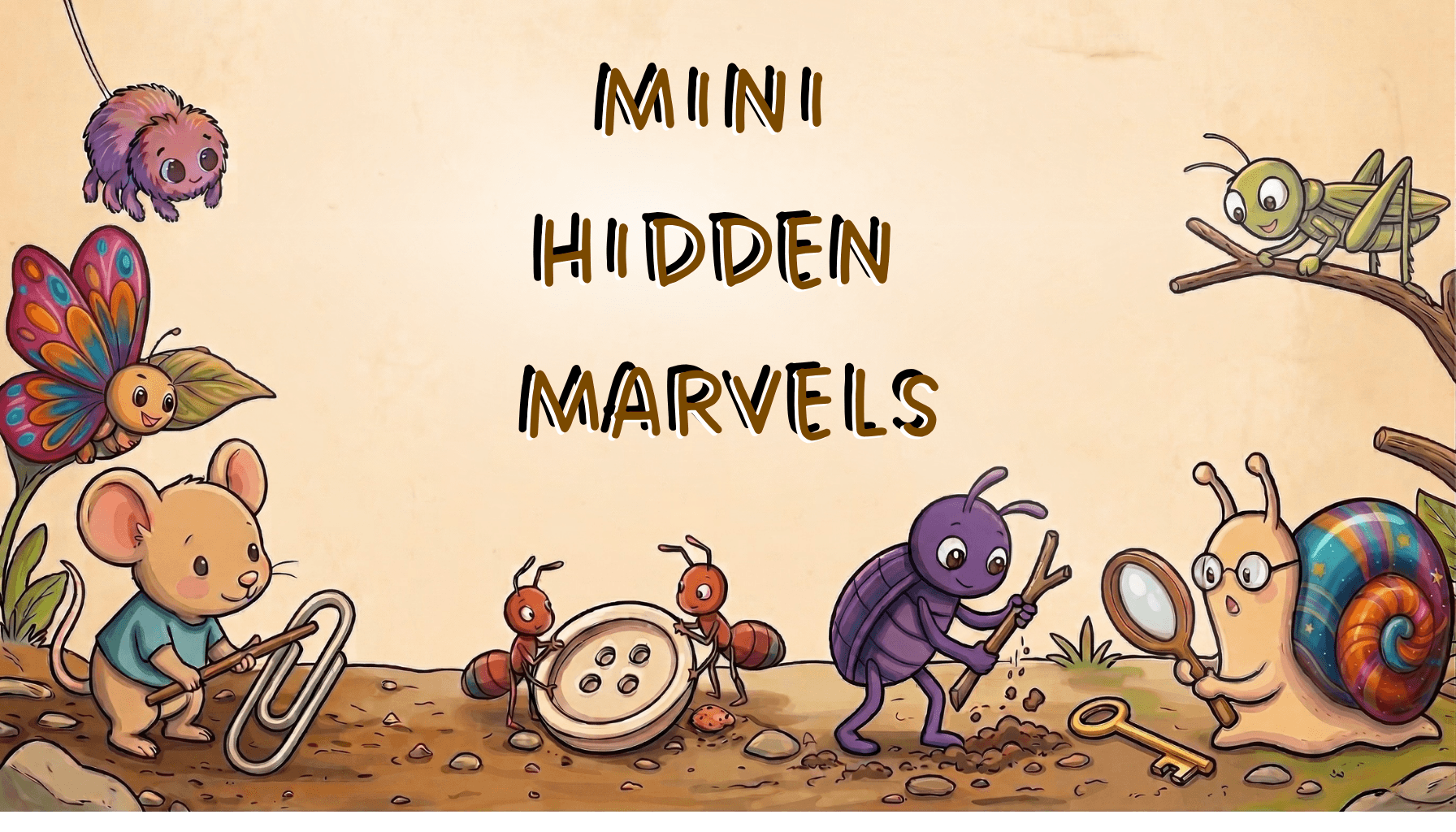 MIni Hidden Marvels Series Banner - Durvalore Doodles