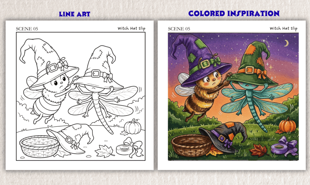 MM-01 - Carousel-Witch Hat Slip
