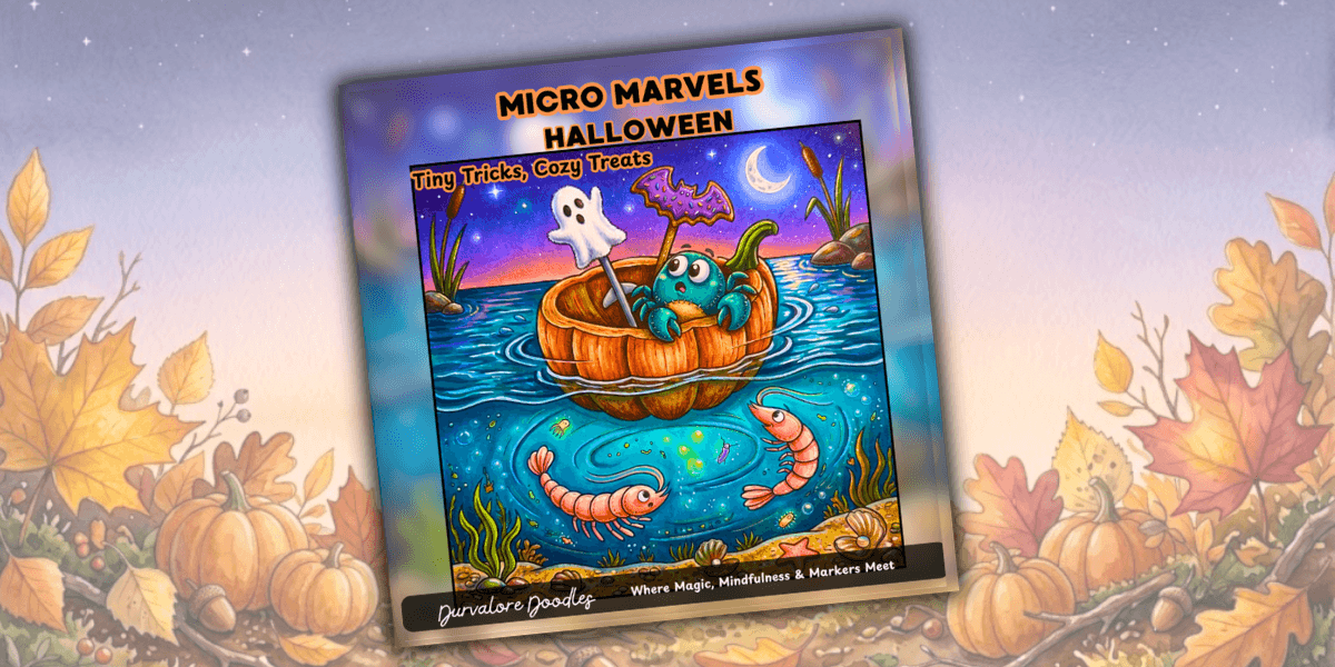 Micro Marvels Halloween Book Hero by Durvalore Doodles