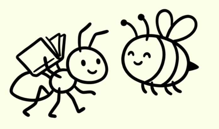 Playful Character-Led Stories Line Art Doodle